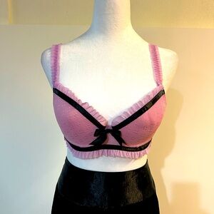 Lilly’s brand - pink lightly lined bra.